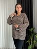Picture of CURVY GIRL ANIMAL PRINT BLOUSE
